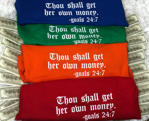 Winter Basics Goal Commandment Sweat Shirt